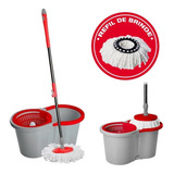 Mop Giratório Esfregão 14l Limpeza Fw06944 Wap + Refil Extra