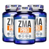 3x Pré Hormonal Testosterona Zma Pro C/ Cromo 90cap - Profit