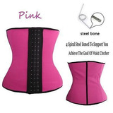Xl - Pink - Señoras Adelgazar Deporte De Látex De Cauch-0590