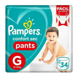 Pañales Pampers Confort Sec Pants - Ver Talles