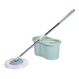 Esfregão Mop Balde 6l C/ Centrifuga Articulável 360º Begônia