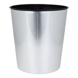 Lixeira Para Escritório 1unid Label Inox 10litros