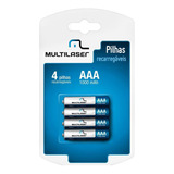 Pilha Recarregável 1,2v Com 4 Pilhas Cb050 Multilaser