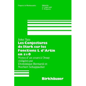 0 Stark L Conjectures Fonctions Sur Dartin En Les S De Kcl315uTFJ