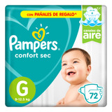 Pañales Pampers Confort Sec - Ver Talles