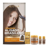 Alisado Brasileño Sin Formol Pelo Keratina Vegetal Kativa