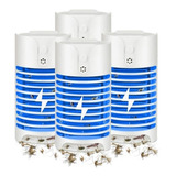 Trampa Para Matar Mosquitos Con Luz Uv P/habitación, 4 Uds.