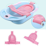Asiento De Malla Para Bañera, Para Baño De Bebé, Rosa