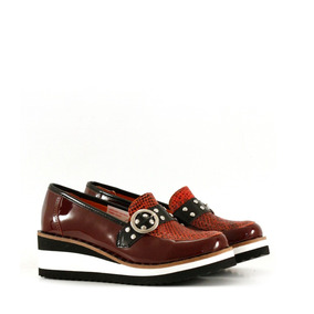Charol Mocasines Para Combinado De Batistella Bordo Mujer 5qqO4