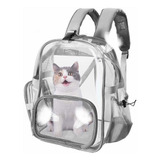 Mochila Transportadora Transparente Mascota Gato Perro Viaje