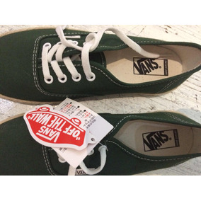 vans originales mujer verdes