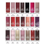Kit Com 21 Esmaltes Em Gel Bella Brazil Seca Sem Cabine Uv