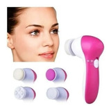 Cepillo Facial Exfoliador Limpiador Masajeador 5 En 1 A Pila