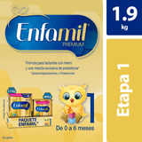 Fórmula Infantil Enfamil Etapa 1, 0 A 6 Meses, Paquete 1.9kg
