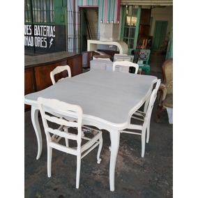 Juego De Comedor Shabby Chic - Muebles Antiguos en Mercado Libre ... Juego De Comedor Shabby Chic - Muebles Antiguos en Mercado Libre ...