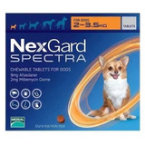 Nexgard Spectra De 2 A 3.5kg Para Pulgas Y Garrapatas