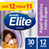 Papel Higiênico Fd Elite Ultra 12 Unidades