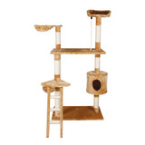 Mueble Rascador Para Gato Casa Y Escalera 158cm Envio Gratis
