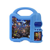 Lonchera Avengers Marvel Infantiles Botella Cilindro Agua Thor Iron Man Capitán America Hulk Capitana Marvel