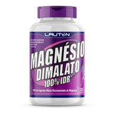 Magnésio Dimalato 100% Idr - 120 Capsulas Lauton Nutrition
