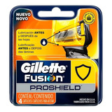 Gillette Fusión Proshield Repuesto X4