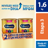 Leche De Crecimiento Enfagrow Etapa 3, 2 Latas De 800 G