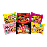 Ramen Coreano Paquete 6 Sabores Más Famosos Buldak Samyang
