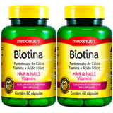 Biotina Firmeza & Crescimento - 2x60 Cápsulas - Maxinutri