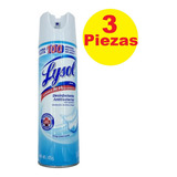 Set 3 Spray Lysol 475gr Desinfectante Antibacterial Mata 99%