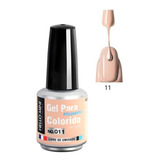 Esmalte Gel Led Uv Hello Mini 15ml Unhas Seca Na Cabine Rosa
