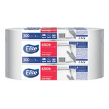 Toallas De Papel Elite Pack De 2 Rollos X300 Mts Bco 6309