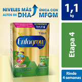 Leche De Crecimiento Enfagrow Etapa 4, Caja De 1.1kg