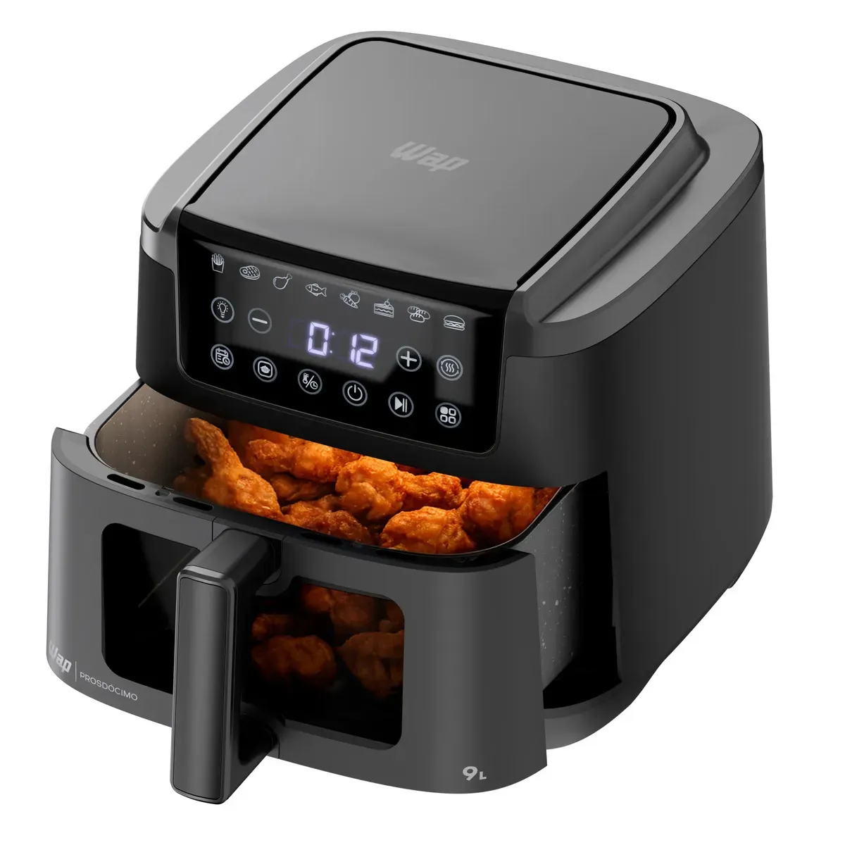 Airfryer 9 Litros Wap Prosdócimo Af03 10 Em 1 Painel Touch 220v Preto
