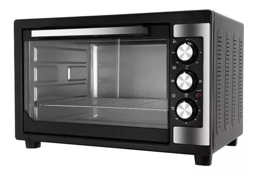 Alt: horno eléctrico negro