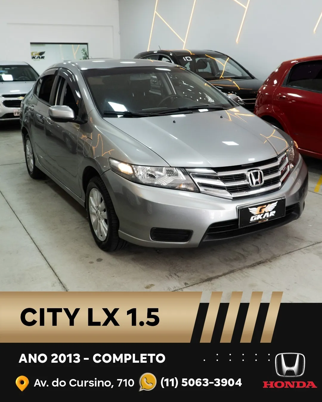 Honda City 1.5 Lx Flex Aut. 4p