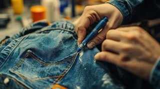 aprenda a personalizar su chamarra de mezclilla 