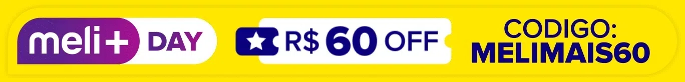 MELI+DAY. R$ 60,00 OFF. CODIGO:MELIMAIS60. IMPERDÍVEL. ASSINE MELIMAIS a partir de R$9,90 por mês. Consulte termos e condições.
