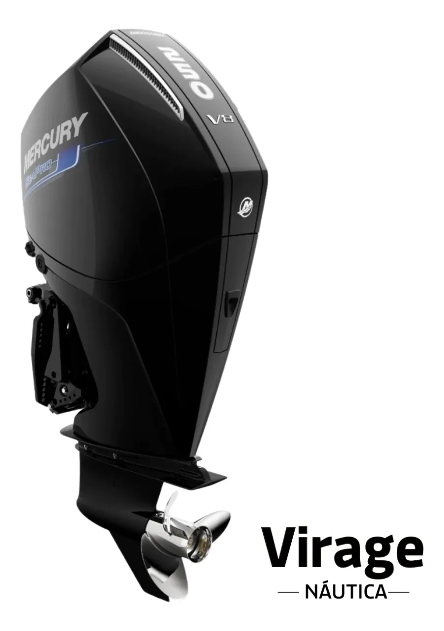Motor De Popa Mercury 250hp 250xl 3.4l Efi Seapro V8 4stk