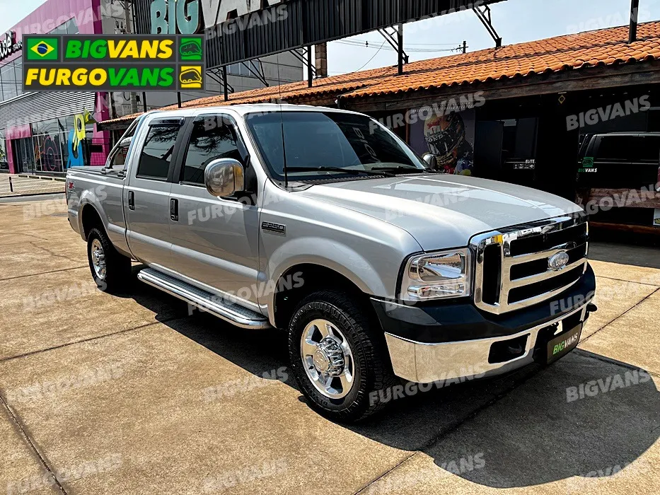 F250 2009 Xlt Super Duty 3.9 Cabine Dupla Prata (2829)