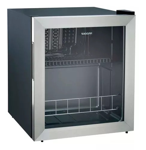 Nevera pequeña 46 litros Acero Inoxidable Suggar Fb4611ix 110 Voltios 110V