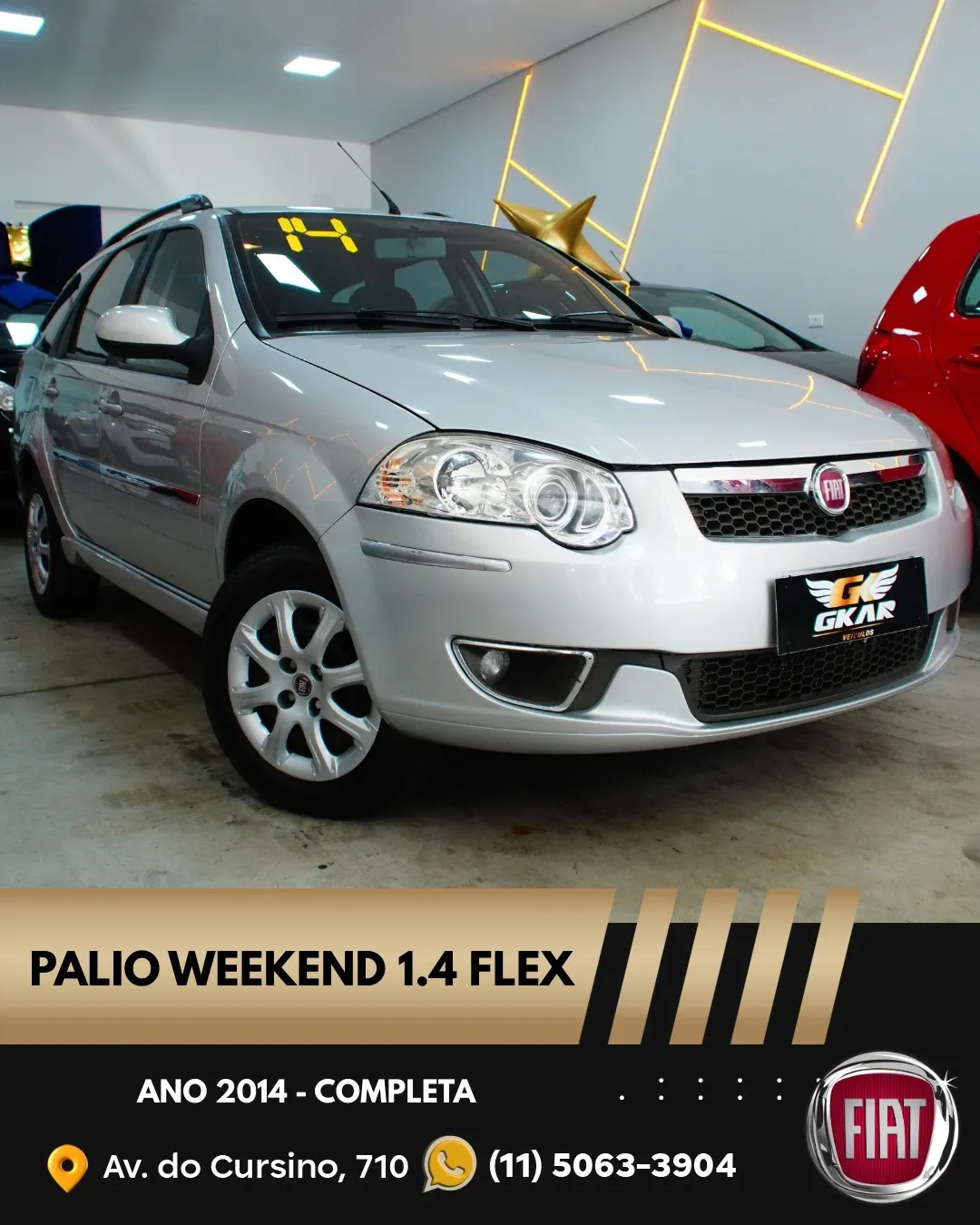 Fiat Palio Weekend 1.4 Attractive Flex 5p