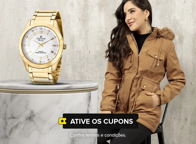 OFERTAS DE MODA. Ative os cupons. Confira termos e condições.