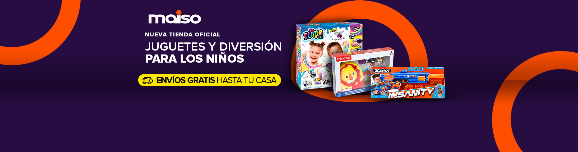 Juguetes y diversión con Hasta 20% OFF + Envíos GRATIS