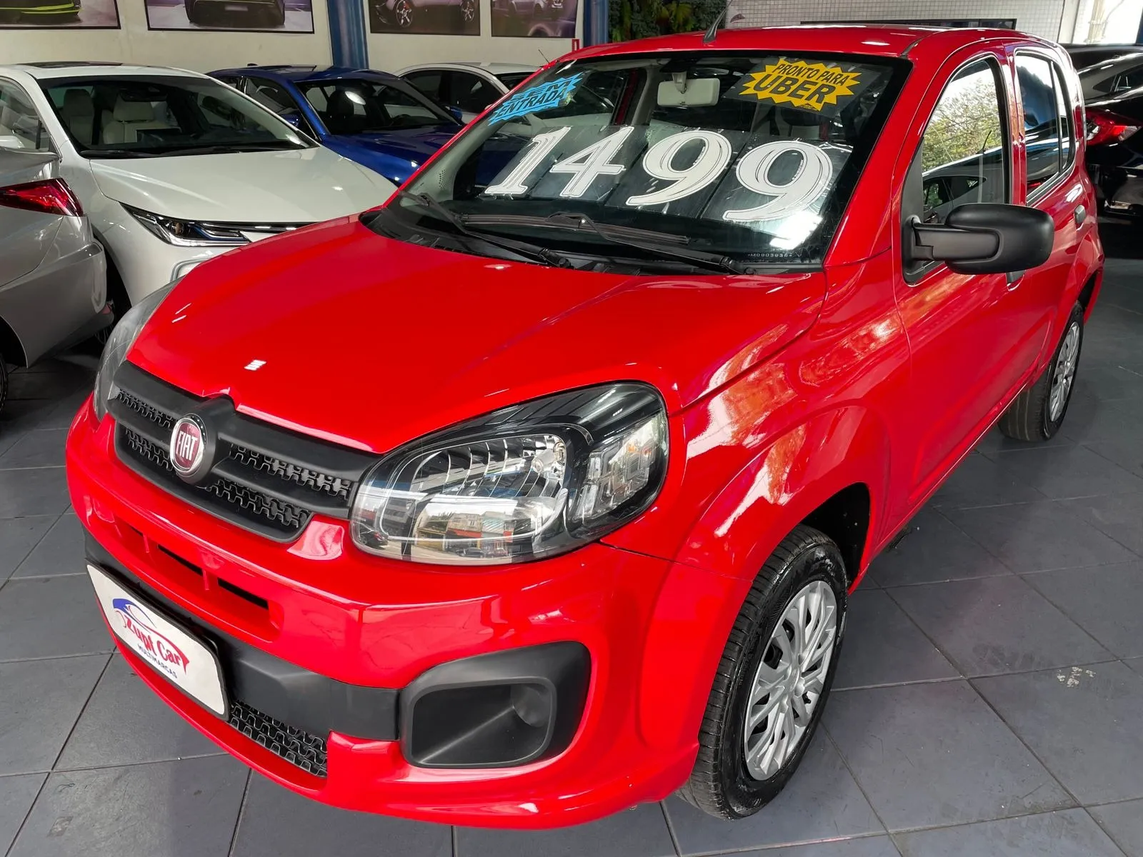 Fiat Uno 1.0 Attractive Flex 2021 Financiamento Uber 99