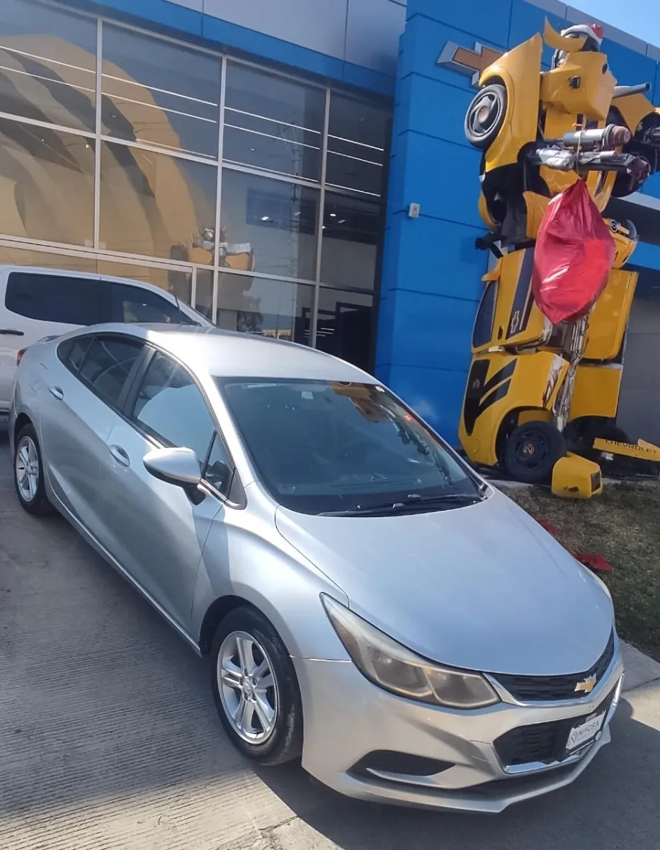 Chevrolet Cruze 1.4lts Turbo 4cil 153hp 177torque Plata 2017