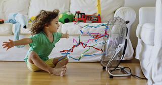 elige entre aire acondicionado o ventilador.