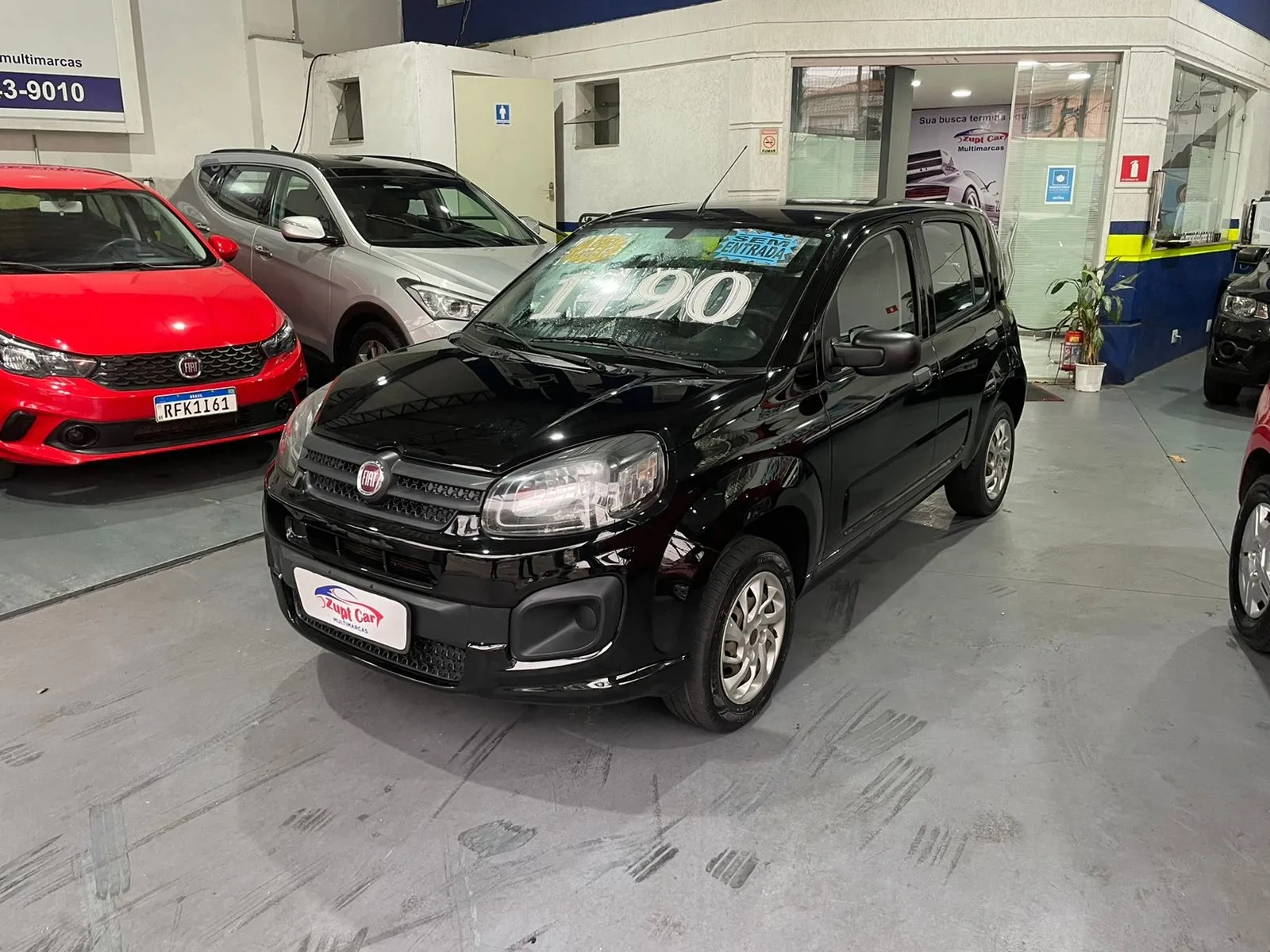 Fiat Uno 1.0 Attractive Flex 2021 Financiamento Uber 99