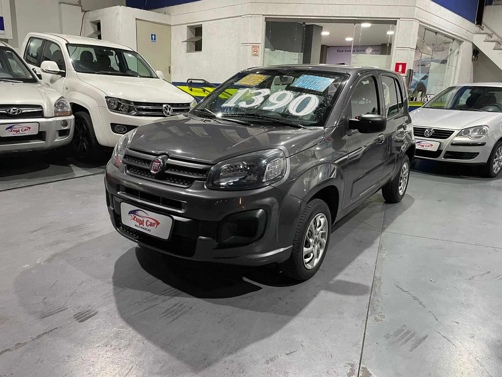 Fiat Uno 1.0 Attractive Carro Para Uber 99 Sem Entrada
