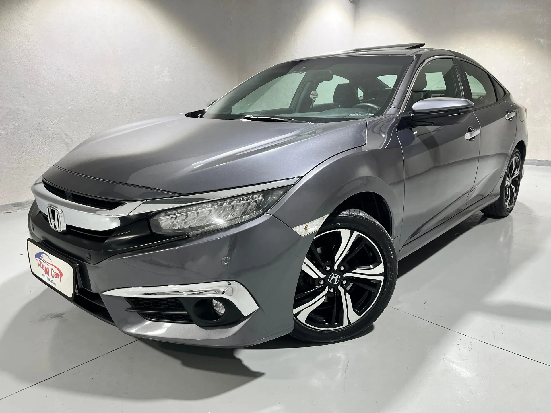 Honda Civic 1.5 Touring Turbo Aut. 2017 Teto Solar Completo