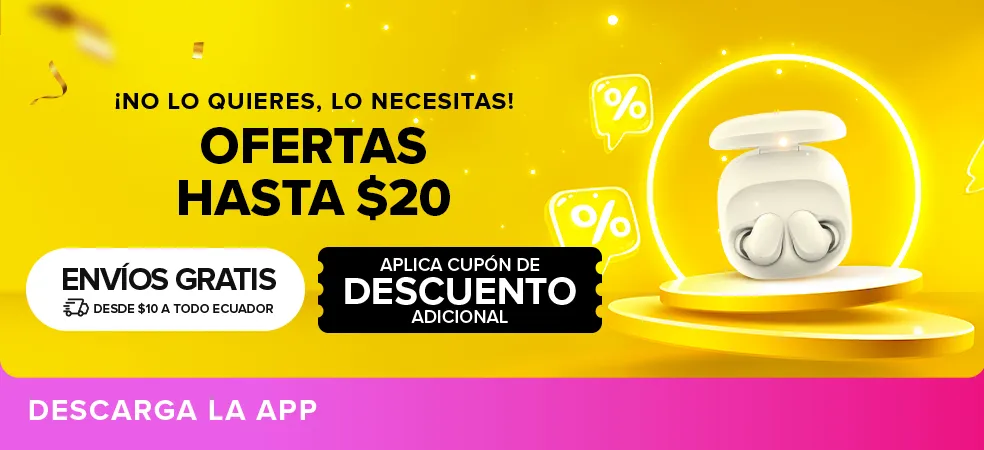 Productos de hasta $20 en Mercado Libre